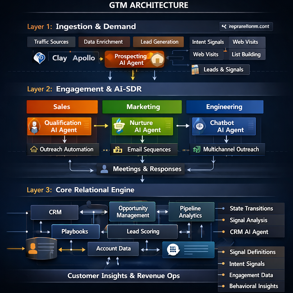 Deploying AI Agents in B2B GTM: A Strategic Framework for Success
