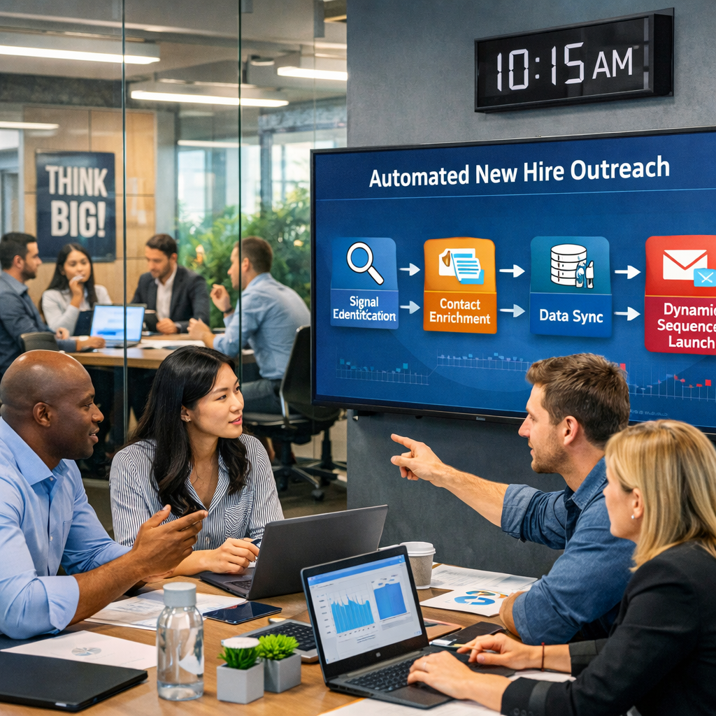Optimizing B2B Outreach with Automated New Hire Detection Systems